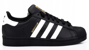 Кросівки adidas Superstar чорні/білі EG4959 шкіряні, розмір 40 2/3