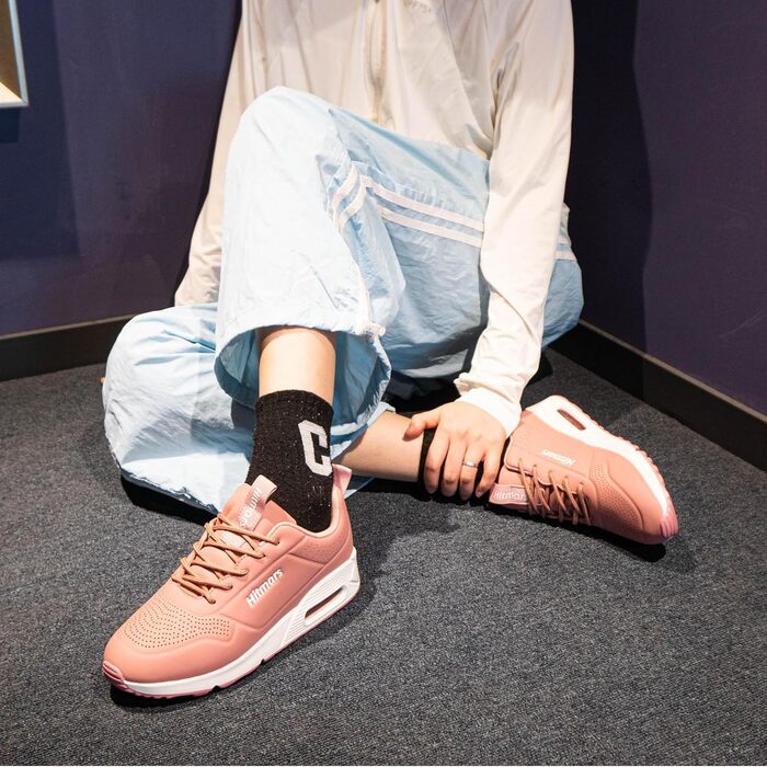 Жіночі кросівки для бігу та фітнесу Dwg823 (чорно-білі, рожеві) EU 36-42