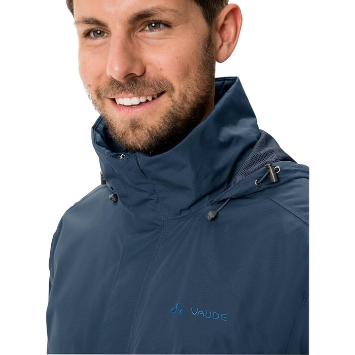 Чоловіча легка вітро- та водонепроникна куртка VAUDE Escape Light Jacket, дихаюча, колір Dark Sea Uni, розмір L