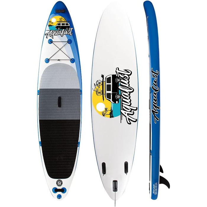Надувна SUP-дошка AQUALUST 12'0 для сапсерфінгу та каякінгу, 365x81 см, з веслом