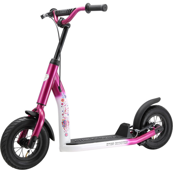Дитячий самокат STAR SCOOTER на повітряних шинах, регульований, 10 дюймів, для міста, від 5 років, New Gen