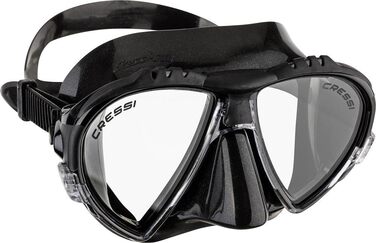 Набір для апное та снорклінгу Cressi Pro Star Bag для дорослих, італійська якість, розмір 41/42, чорний