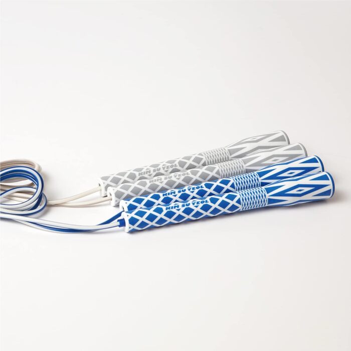 Скакалка для фітнесу Springseil – легкий, регульований, без заплутування, чудове керування канатом для кардіо-боксу, кросфіту, тренувань будь-якого віку та статі (спеціальний люкс, розкішний сірий колір)