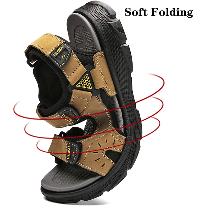 Чоловічі трекінгові сандалії Lvptsh для активного відпочинку та походів, чорні (43 EU)