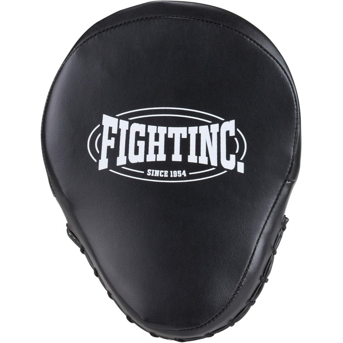 Fightinc. Пади для рук Focus Pads Pro, вигнуті, для професійного тренування з боксу, кікбоксингу, муай-тай, MMA, універсальний розмір, чорні/білі