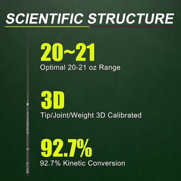 Більярдний кий з карбону (CQ-B20)