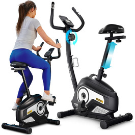 Hometrainer TREX SPORT TX-400MB RECK: фітнес-велосипед з регульованим магнітним опором та LCD-монітором, білий
