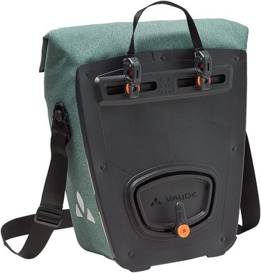 Велосипедна сумка Vaude Recycle Commute Single 20 л, водонепроникна, для заднього колеса, виготовлена в Німеччині, зелена Dusty Forest