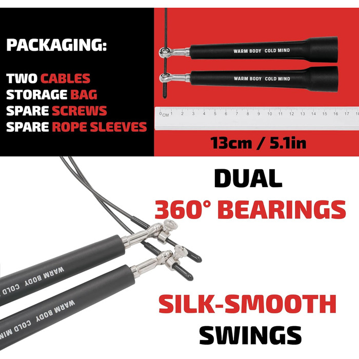 Скакалка Speed-Spring для чоловіків та жінок, ідеально для важкої атлетики, боксу, фітнесу, занять спортом в приміщенні та на вулиці, рожеве