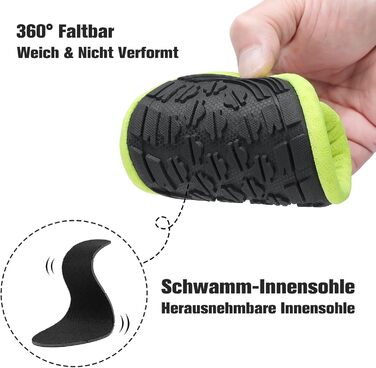 Чоботи для плавання SAGUARO: чоловічі та жіночі, водонепроникні, для пляжу, серфінгу, дайвінгу, неопренові, швидко сохнуть, розміри EU 36-47 (зелений, жовтий)