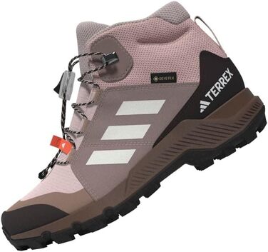 Дитячі трекінгові черевики Adidas Terrex Mid Gore-TEX (6.5 UK) - рожевий, білий, коричневий