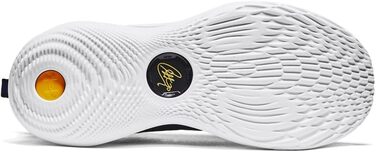 Баскетбольне взуття Under Armour Curry 12 EXTL для чоловіків, сірий, чорний, білий (11.5, Black Try)