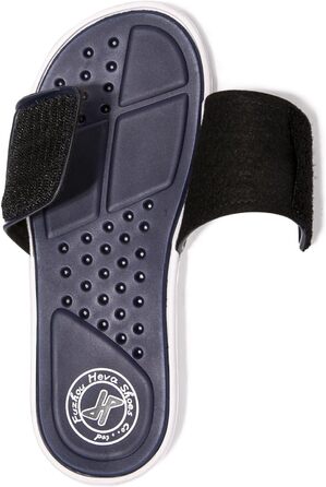 HEVA Шльпанці чоловічі літні сандалі (43 EU, Navy White 01)