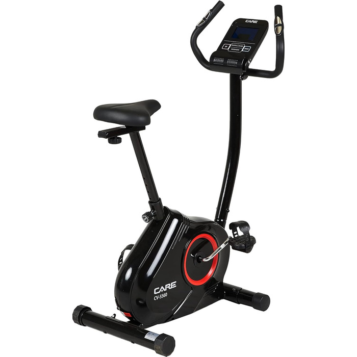 Велотренажер Care Fitness CV-5560 з магнітним гальмом, 21 програма, ремінний привід, 16 рівнів навантаження, маховик 7 кг