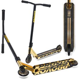 Самокат трюковий RAVEN Evolution Provox Gold 100мм для дітей та дорослих: PU+PP колеса, підшипники ABEC-7