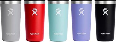 Термочашка HYDRO FLASK 473 мл з кришкою, вакуумна, з нержавіючої сталі, для напоїв гарячих і холодних, герметична, BPA-free, колір Goji
