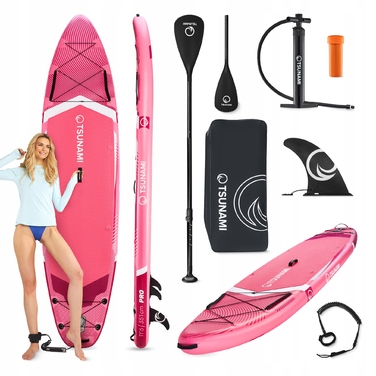 SUP-дошка Tsunami PRO 350 см, багатоколірна, з аксесуарами