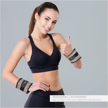 Обважнювачі Sport-Tec для рук і ніг, 2 шт, 1 кг – манжети для фітнесу, бігу, тренувань