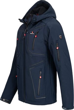 Чоловіча куртка Softshell Höhenhorn Schilthorn: водонепроникна, вітрозахисна та дихаюча outdoor-куртка для відпочинку, XL, темно-синя