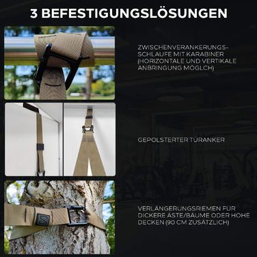 Слінг-тренажер Elite з комплектом кріплень (вкл. дверний анкер), преміум-якість для дому та в дорогу