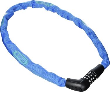 Замок ланцюговий ABUS Steel-O-Chain 5805C – кодовий, 5 мм сталь, рівень безпеки 4 (синій, 75 см)
