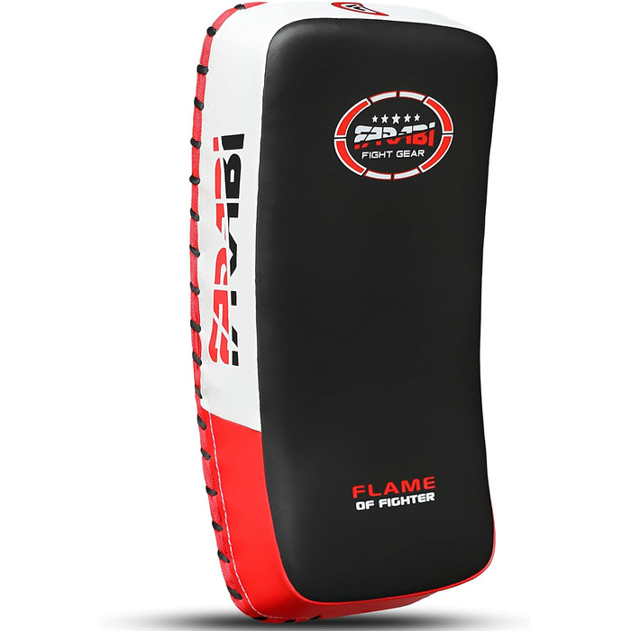 Подушки для ударів Farabi Sports для коучингу, тренувань, кікбоксингу, MMA, Муай Тай (червоні)