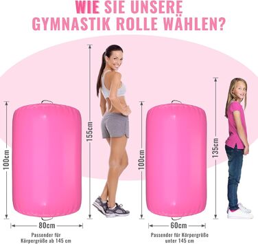 Мата для гімнастики DOBESTS Airtrack Matte, 2/3/4/5/6 м, для занять гімнастикою, йогою, фітнесом, спортом (з насосом та сумкою)