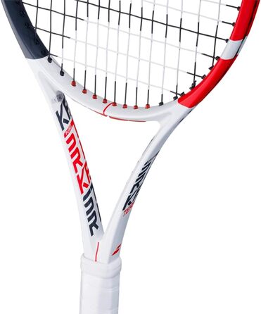 Тенісна ракетка Babolat Pure Strike Team 2019, без струн, біло-чорно-червона, розмір 2