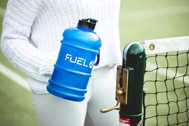 Спортивна пляшка для води Fuel24 Jug 2,2 л з поп-ап кришкою та ручкою, BPA-free, синя