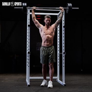 Штанга GORILLA SPORTS® хромована, Ø 30 мм, довжина 120/150/170 см, з 2 пружинними замками, навантаження до 200 кг – олімпійська штанга для тренувань