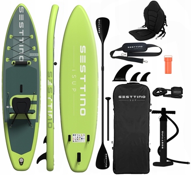 Надувна SUP-дошка SESTTINO для плавання 350 см, повний комплект Stand Up Paddle