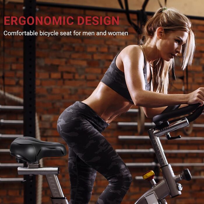 Зручний велосипедний сідло Dellyy для жінок та чоловіків: Trekking, E-Bike, MTB, шосе, Citybike