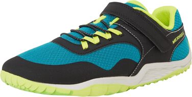 Дитячі кросівки Merrell Trail Glove 7 A/CS (30 EU, чорний, блакитно-зелений, лайм)