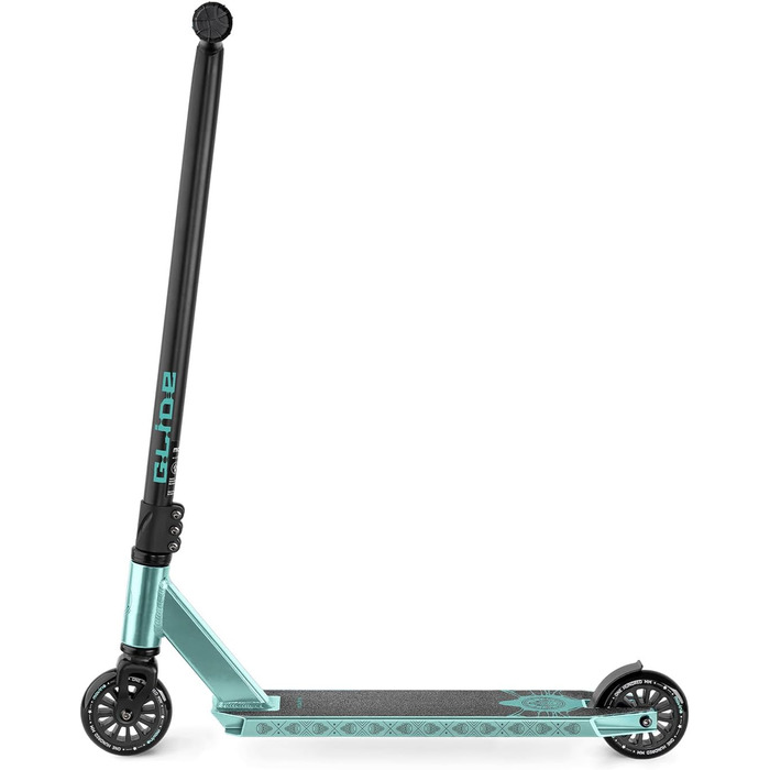 Movino Glide Stunt Scooter: професійний фристайл ролер з колесами 100 мм, дека з алюмінію 6061, вантажопідйомність 100 кг (Glide - блакитний)