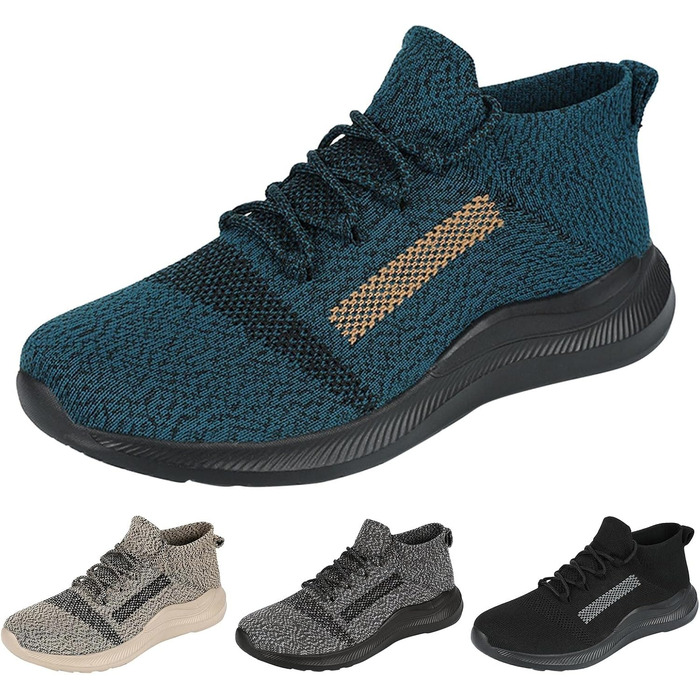 Чоловічі зимові черевики, робочі черевики, спортивні черевики, черевики для трейлраннінгу, водонепроникні, захисні черевики (сірий, 43 EU)