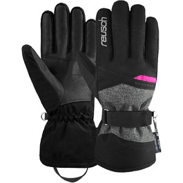 Жіночі лижні рукавички Reusch Hellen R-TEX XT чорні з рожевим, розмір 8