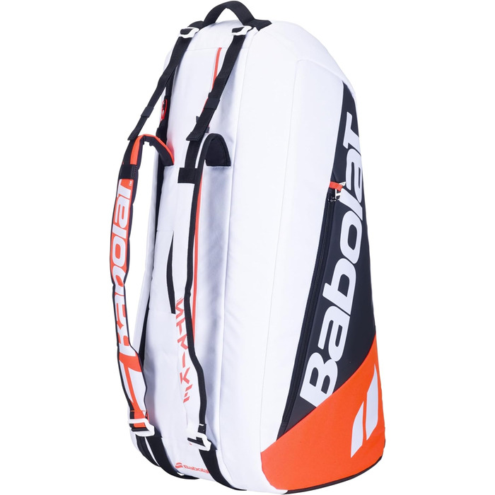 Тенісна сумка Babolat Pure Strike 4-го покоління на 6 ракеток, біло-червона