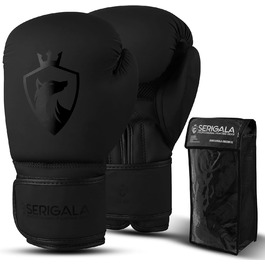 Боксерські рукавички Serigala для боксу, MMA, муай-тай, тренувань та спарингів з підвищеною стабільністю та ударною силою, у комплекті з сумкою