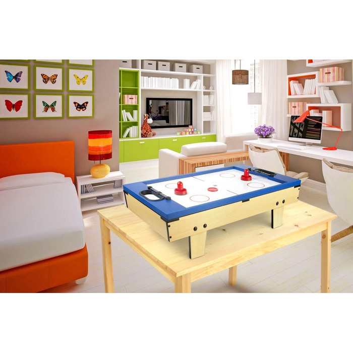 Leomark Multigame Ігровий стіл 4в1: Футбол, Білліард, Хокей, Теніс з аксесуарами для багатокористувацької гри