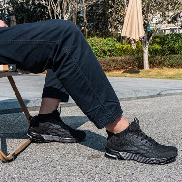 Кросівки Hitmars для чоловіків та жінок: спортивні, для бігу, повсякденні, сірі та чорні, 36-48 EU