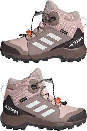 Дитячі трекінгові черевики Adidas Terrex Mid Gore-TEX (6.5 UK) - рожевий, білий, коричневий