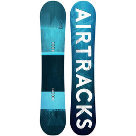 Чоловіча сноуборд-дошка Airtracks Blue Drifter Hybrid Rocker, широка, 150 см