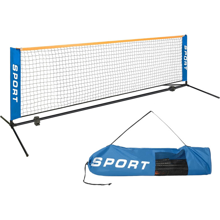 М'ячна сітка для тенісу 3 м для заднього двору, складана тренувальна сітка для під'їзду, легка, портативна, для дітей, простий монтаж з сумкою, для використання в приміщенні та на вулиці