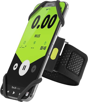 Спортивний браслет на руку BONE для iPhone/Samsung, чорний, L (25-40см)