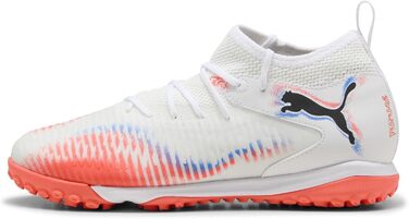 Дитячі футбольні бутси PUMA Future 8 Match Tt + Mid Jr - біло-чорно-червоні, 36 EU