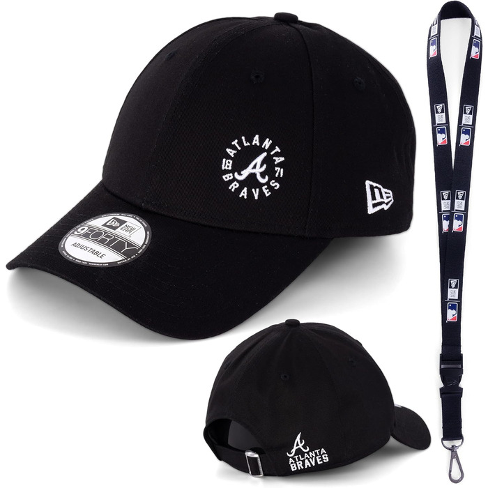 Кепка New Era NFL MLB NBA - Basecap Flawless з логотипом команди - Аксесуар - Лімітована серія (один розмір, Atlanta Braves)