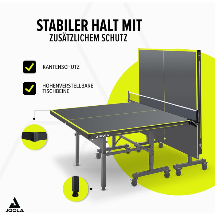 Стіл для настільного тенісу JOOLA Inside J18 Single - розкладний, компактний, з сіткою