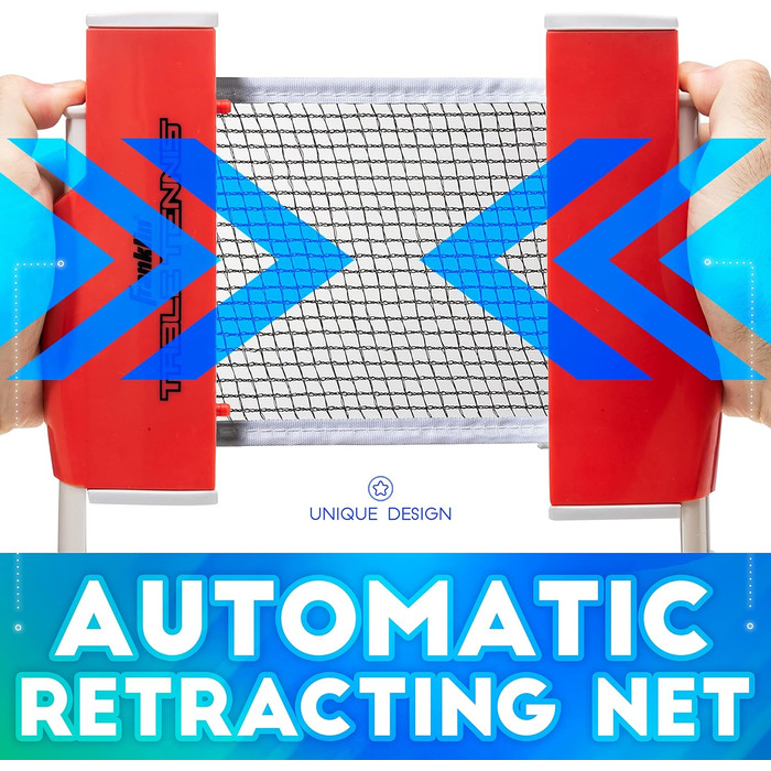 Набір для настільного тенісу Franklin Sports Table Tennis to Go - стіл, сітка, ракетки, м'ячики (2 гравці)