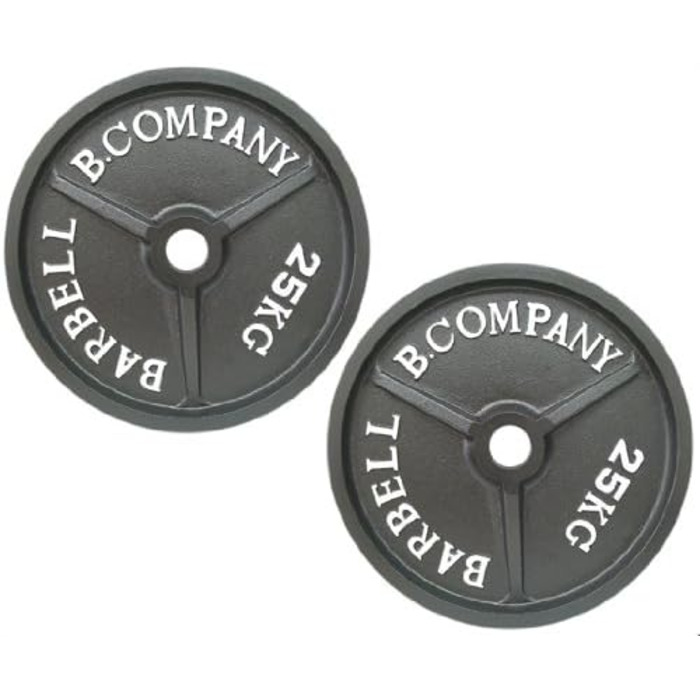 Олімпійські диски Profi Olympia 50/51 мм, 2×25 кг, чавунні для штанги