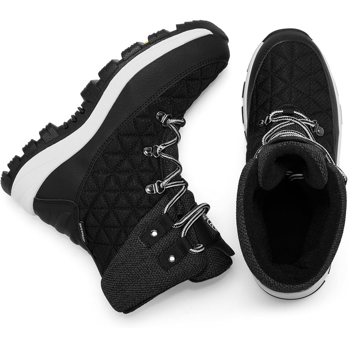 Зимові черевики жіночі EARLDE, водонепроникні, теплі, з антиковзким покриттям, чорні